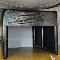 Cage de simulation de golf portable scellée à l'air, directement de l'usine, pour l'entraînement en plein air, tente gonflable pour le golf, à vendre