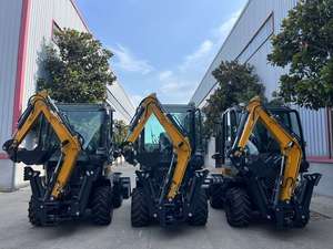 TOHO популярный CE/EPA Euro 5 Сертифицированный мини-колесный погрузчик 4x4 мини-экскаватор-погрузчик 3-тонный экскаватор-погрузчик для продажи - Product Image 5