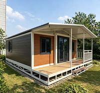 TOPPRE Nuova Tecnologia Casa Container Smontabile Lusso Prefabbricato Struttura Residenziale 20ft 40ft Casa Prefabbricata con Telaio Container