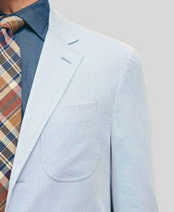 جاكيت رجالي من قطعتين بفتحة واحدة بليزر بنطاله مقلم بدلة حفلات موسيقية لوصيف العريس طقم بدلات زفاف للرجال - Product Image 3