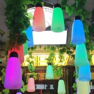 Lampe suspendue <span class=keywords><strong>Paysage</strong></span> Forêt Enchantée à Induction Tactile et Lumière Respirante, Couleurs RVB, Lanterne Romantique pour Fête - Product Image 2