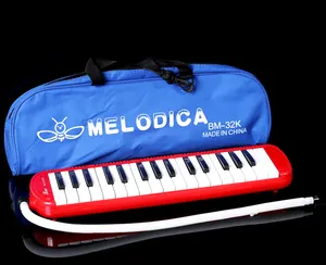 Alat Musik Melodica 32 Tombol, Instrumen Musik Melodica Murah dengan Tas Lembut Merek Bee