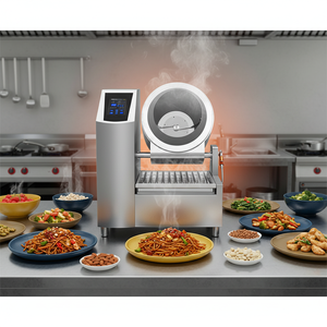 <span class=keywords><strong>Robot</strong></span> de cuisine intelligent électrique de grande taille avec fonction de sauté à induction et en acier inoxydable pour restaurants et hôtels - Product Image 3