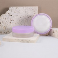 Yuecai – Pot vide pour poudre libre 10g avec tamis en maille élastique et double joint d'étanchéité – Emballage plastique – Vente en gros