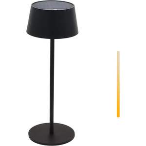 Lampada da Tavolo Solare Antela E27 LED con Controllo Touch, Dimmerabile, Senza Fili, Luce Calda 3000K, Paralume Nero, Illuminazione per Camera da Letto e Scrivania 25000 - Product Image 2