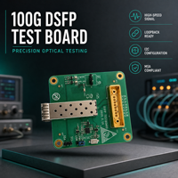 Module optique 100G DSFP : Carte de test prenant en charge le contrôle du statut matériel pour la vérification des performances en laboratoire