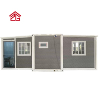 Maisons conteneur préfabriquées pliables étendues/conteneur vivant pliant de 40 pieds/maison conteneur pliable cabine extensible maison Allstar moderne