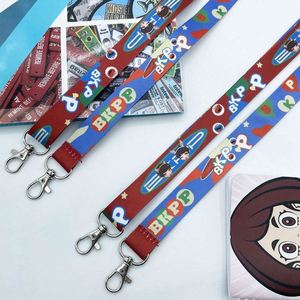 Sublimation <b>Lanyard</b> High Quality <b>Polyester</b> Small Batch Custom <b>Lanyard</b> Supply Color <b>Lanyard</b> With Logo - Product Image 4