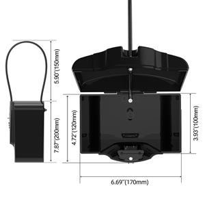 Ajf Chống Trộm Chống thấm nước ngoài trời bãi biển an toàn hộp thiết kế mới xách tay ghế khóa lưu trữ an toàn kết hợp tiện lợi và phong cách - Product Image 6