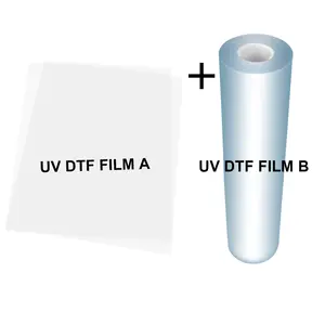 Winnerjet factory price uv dtf transfer ab pet film roll 30*100cm ab film transfer dtf a3 30 cm uv dtf print film