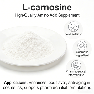 L-Karnosin Kemurnian 99% |   CAS 305-84-0 |   Bahan Kosmetik & Nutrasetikal Anti-Penuaan |   Antioksidan & Pelindung Kolagen - Product Image 3