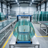 Verre trempé de qualité d'usine, sécurité, 10 mm, 12 mm, verre trempé homogène, bord poli, table basse en verre