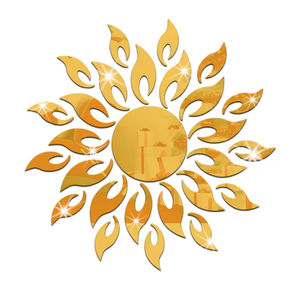 Nuovo <span class=keywords><strong>Adesivo</strong></span> Murale Decorativo a Specchio con Girasoli in Acrilico per Decorazione di Soggiorno e Camera <span class=keywords><strong>da</strong></span> Letto - Product Image 3