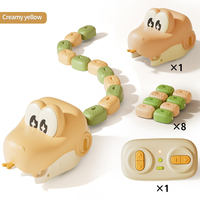 Jouet télécommandé 2,4 GHz, jeu interactif amusant avec animaux, serpent mécanique RC qui avalerait des objets avec effets sonores