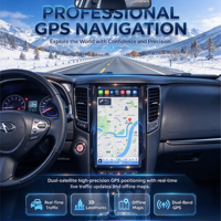 Pour Infiniti FX35/FX25/FX37/FX50 (2007-2013) QX70 (2013-2019) Écran vertical Tesla 13,8 pouces pour autoradio, Android Auto & CarPlay BT