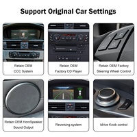Autoradio Navihua avec écran tactile, système Linus, 8,8 pouces, Carplay, Android Auto, pour BMW Série 3 E90/E91/E92/E93 2004-2008, CCC