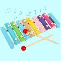 Amazon Hot Selling Custom Kinder Holz Percussion Hammer Xylophon ABS Musik instrument Spielzeug