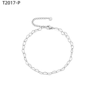 Amy Amy Fashion <b>Anklet</b> Stainless Steel <b>Silver</b> Plated Classic Women's Jewelry Gift - Product Image 1