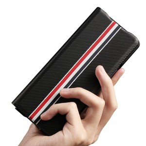 เคสโทรศัพท์มือถือหนังแท้พับได้สำหรับ Samsung Galaxy Z Fold5 <span class=keywords><strong>Fold4</strong></span> 5G เคสโทรศัพท์คาร์บอนไฟเบอร์ - Product Image 2