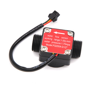 Capteur de débit d'eau à 4 points de haute précision G1/2 Débitmètre électromagnétique à effet Hall dédié avec lecteurs de cartes chauffants - Product Image 3