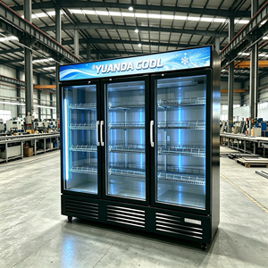 Refrigerador Comercial para <span class=keywords><strong>Coca</strong></span>-Cola, Refrigerador con Iluminación LED para Bebidas, Vitrina Refrigerada de Acero Inoxidable para Vino, Exhibidor para <span class=keywords><strong>Cerveza</strong></span> en Bares - Product Image 1