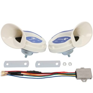 Bocina Eléctrica ISURE MARINE de 12 V y 8 Tonos para Auto y Camión, 300 Db, Multisonido, Tipo <span class=keywords><strong>Caracol</strong></span>, para Motocicleta y Auto, Accesorios para Vehículos - Product Image 4
