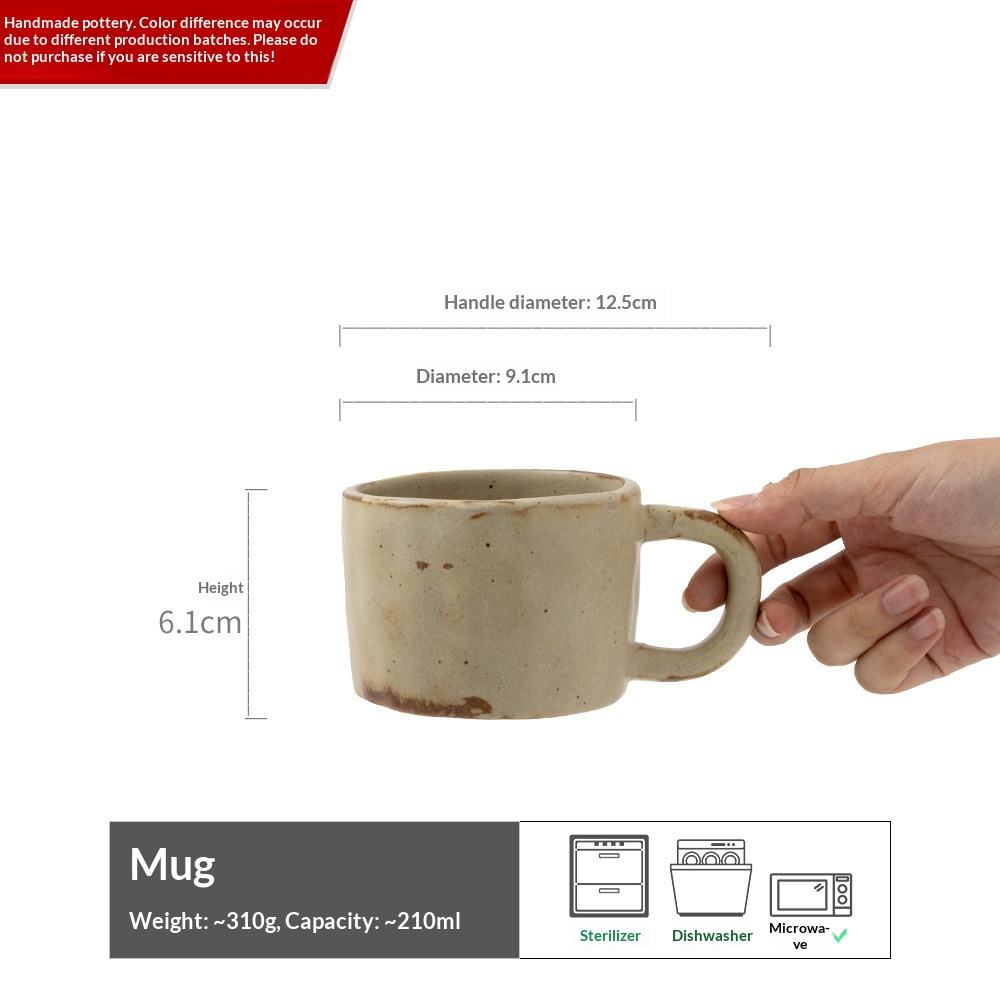 yellow matte mug 210ml