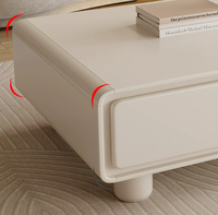 Meuble TV moderne avec grands tiroirs de rangement, console multimédia en bois pour appartement, villa, hôtel