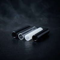Embouts en verre spirale personnalisés, tailles 8 mm, 9 mm, 10 mm, avec impression de logo