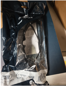 نظارات السلامة دلتا بلس برافا2 مع عدسات بوليباربونات وإطار رمادي، حماية من الأشعة فوق البنفسجية ومقاومة للصدمات - Product Image 3