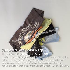 IMPA 232909 Trapos de Algodón de Alta Calidad de Colores Variados, Trapos de Desecho, Trapos para Limpieza Industrial y Marina - Product Image 2