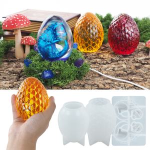 Moule <span class=keywords><strong>en</strong></span> silicone pour bougie <span class=keywords><strong>en</strong></span> résine LED avec éclairage <span class=keywords><strong>en</strong></span> <span class=keywords><strong>bois</strong></span> alimenté par USB, moule <span class=keywords><strong>en</strong></span> silicone pour œuf de dragon échelle, veilleuse - Product Image 2