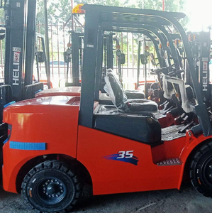 Forklift Diesel Heli 3.5T Dengan Side Shift, Kabin Dapat Disesuaikan, Garpu 3T 2T, Forklift Diesel Counterbalance Internal Combustion - Product Image 4