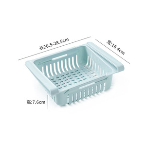 Wholesale Crisper Freezer Storage Box Drawer Divider Layer <b>Shelf</b> <b>Basket</b> Flexible Telescopic Cabinet Organizing Supplies - Product Image 3