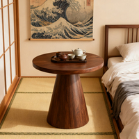 Table basse ronde de luxe nordique, moderne et durable, pour salon