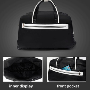 Individuelles Logo, faltbarer Trolley, Reisetasche aus Oxford-Gewebe für Damen und Herren, Weekender, Übernachtungstasche mit Rollen - Product Image 3