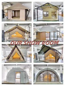 Structure en bois solide luxe glamping Safari Hotel <span class=keywords><strong>House</strong></span> tentes Glamping Resort tente à vendre - Product Image 6