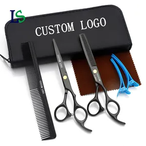 Super Cut Sharp Barber Shears Print Logo Scissors Hair Professional
