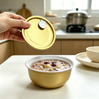 731 #   Boîte en aluminium réutilisable de 80 ml, de qualité alimentaire, pour emballage de nourriture pour oiseaux, porridge d'ormeaux, soupes, sauces et aliments pour animaux de compagnie