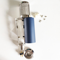 Boîtier vide pour microphone à condensateur DIY TF47 entièrement métallique pour les passionnés d'audio, modification personnalisée de microphone