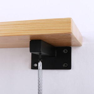 Haidibos Stainless Steel Wall-mounted Shelf <b>Bracket</b> 4-20 Inches Durable Modern Simple Shelf Support - Product Image 3