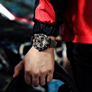 Dessio Men's Luxury <b>Skeleton</b> <b>Automatic</b> Mechanical <b>Watch</b> with Original Movement Custom Logo Wrist Replacement Parts - Product Image 6