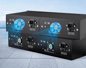 Le châssis 2U de bâti de support de convertisseur de médias de fibre 14 met en communication 19 pouces avec la source d'énergie <span class=keywords><strong>2</strong></span> - Product Image 5