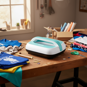 Presse à chaud Vevor 12 x 10 pouces, équipement manuel d'impression par transfert thermique pour t-shirts - Product Image 2