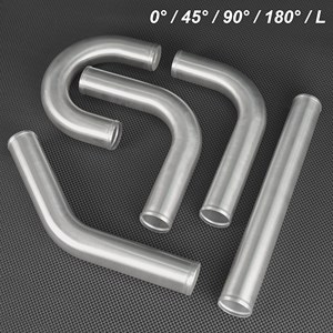 Tuyau d'<span class=keywords><strong>intercooler</strong></span> universel en aluminium 500 mm 51/57/63/70/76 mm, tube à 0/45/90/180 degrés pour <span class=keywords><strong>intercooler</strong></span> turbo à aspiration froide DIY - Product Image 3