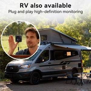 Tuya 2K HD 5MP Home Time Display Mini Magnetic Stick-on Glass Network Mini Wireless WiFi IP CCTV Surveillance Security <b>Cameras</b> - Product Image 5