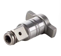 Boulon de verrouillage à bouton en acier allié usiné CNC sur mesure avec finition zinguée et filetage métrique