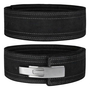 Cinturón de Gimnasio de la Mejor Calidad, Cuero Genuino con Cierre de Hebilla, Soporte Lumbar para Levantamiento de Pesas, Función Transpirable - Product Image 4