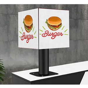 สินค้าใหม่มาแรง จอแสดงผล LED แบบติดผนัง สำหรับร้านค้า ใช้ได้ทั้งภายในและภายนอกอาคาร P2.5 Wifi 4G จอ LED ทรงลูกบาศก์ P2.5 - Product Image 3