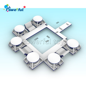 Powerfultoys Ristorante Galleggiante Gonfiabile Bar Galleggiante per Piscina Giochi d'Acqua Estivi Picnic Banas - Product Image 2